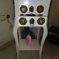 میز تلفن سفید