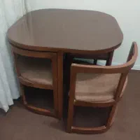 میز نهارخوری ۴ نفره کم جا