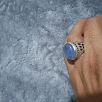 انگشتر عقیق سلیمانی،کبود