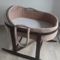 کریر نیمه سایه بان نوزاد رنگ نسکافه ای در حد نو