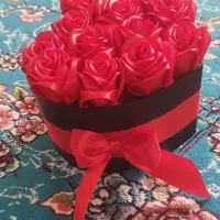 انواع رنگ گل روبانی شاخه ای ۱۵ تومن|گل مصنوعی|رفسنجان, |دیوار