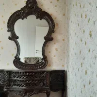 سه کتابخانه چوبی با درب شیشه ای و میز توالت سلطنتی|کتابخانه، شلف، قفسه‌های دیواری|تهران, سعادت‌آباد|دیوار