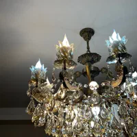 لوستر تمام برنز|لوستر و چراغ آویز|اردبیل, |دیوار