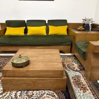 ست مبلمان 6 نفره و میز نهارخوری6 نفره ومیز تلوزیون|مبلمان خانگی و میز عسلی|تهران, نارمک جنوبی|دیوار