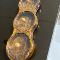 اردوخوری چوبی سه خانه (خاص و دست‌ساز)