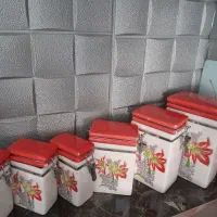 کتری و قوری مس و جای ادویه و قندو شکر