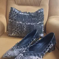 کیف و کفش ست خارجی پلنگی|کیف، کفش، کمربند|قم, حاج زینل|دیوار