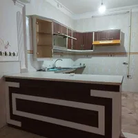 کابینت داخل لعابی درب ام دی اف هود و سینک و اُپن|آب‌چکان و نظم‌دهنده ظروف|قم, نخودی|دیوار