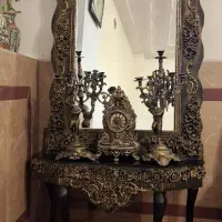 کنسول آینه وشمعدان