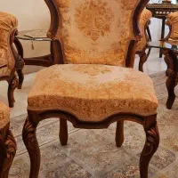 مبلمان پذیرایی همراه با میزناهاخوری  چوب گردو|مبلمان خانگی و میز عسلی|تهران, ستارخان|دیوار