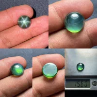 نگین ستاره پران( یاقوت استار)بسیار زیبا و اوپال