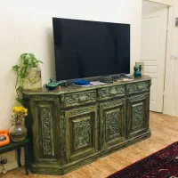 کنسول آنتیک چوبی