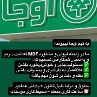 استخدام کارشناس فروش در مجموعه بازرگانی MDF اوجا