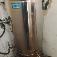 یک عدد سماورگازی بزرگ ۸۰/۱۰۰ لیتری مهسان استیل کار