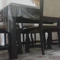 میز نهار خوری شش نفره|میز و صندلی غذاخوری|آشخانه, |دیوار