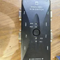 سوییچ چهارپورت kvm مدل 4uk آی فورتک|قطعات و لوازم جانبی رایانه|همدان, |دیوار