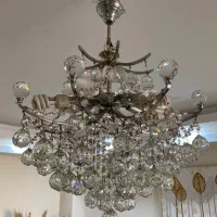 لوستر ۸ شاخه کریستال|لوستر و چراغ آویز|تهران, مینای جنوبی|دیوار