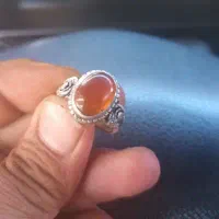 انگشتر نقره عقیق سرخ یمنی اصل