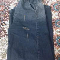 شلوار لی شافل بگ