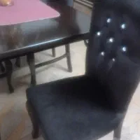 مبلمان سلطنتی ۷ نفره و میز ناهار خوری ۴ نفره|مبلمان خانگی و میز عسلی|فسا, |دیوار