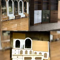 ست میز تلویزیون جاکفشی کمد MDF|جاکفشی، کمد، دراور|آفتاب, |دیوار