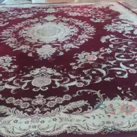 دو تخته فرش 9 متری تمام نخ نگین مشهد