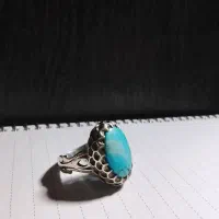 انگشتر فیروزه نگین عقیق یمنی اصل و نگین فیروزه|جواهرات|مشهد, گلشور|دیوار