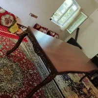 میز نهارخوری ۱۰ نفره تمام چوب در حد نو