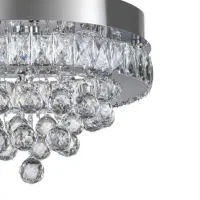 لوستر سقفی ریموت دار عرض ۴۰ نور قابل تنظیم|لوستر و چراغ آویز|اندیشه, شهرک مریم|دیوار