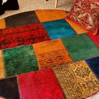 فرش دستباف وینتیج چهل تیکه|فرش|مشهد, هنرستان|دیوار