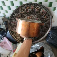 ظروف مسی قدیمی دست‌ساز