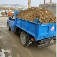 حمل نخاله خاک مساله ساختمانی با نیسان