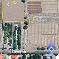 فروش زمین برای باغ با سه طرف دیوار کشی