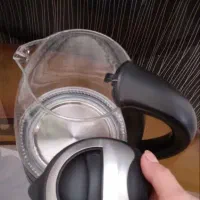 کتری برقی شیشه پیرکس چراغدار در حد خیلی نو|قوری، کتری، قهوهساز دستی|کرج, فاز ۴ مهرشهر|دیوار