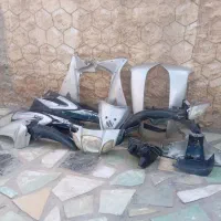 ست کامل بدنه موتور سیکلت لاکی