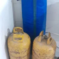 دو عدد کپسول ایران گاز خالی ویک عدد کیسه بوکس