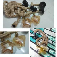 سرپیچ آویز کنفی همراه با لامپ