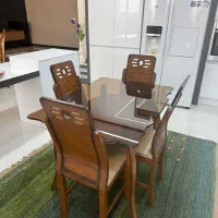 فروش میز و صندلی صبحانه خوری چوبی ۴نفره|میز و صندلی غذاخوری|شاهین‌شهر, سعدی جنوبی|دیوار