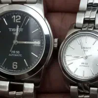 ساعت تیسوت اتوماتیک سوئیس اورجینال ۲عدد ست