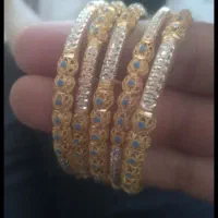 سه عدد النگو 21گرم 300بالای خام