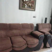 مبل راحتی ۷ نفره در حد نو|مبلمان خانگی و میز عسلی|فلاورجان, |دیوار