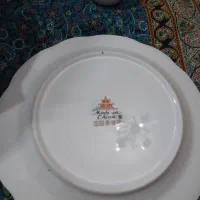 بشقاب چینی گل سرخی|ظروف سرو و پذیرایی|ری, دولتآباد|دیوار