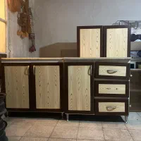 کابینت فلزی همراه هود و سینک|بوفه، ویترین، کنسول|شیراز, سفیرشمالی|دیوار
