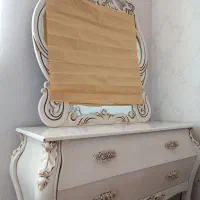 کنسول دو کشو همراه ایینه کاملا نو و سالم|بوفه، ویترین، کنسول|زاهدان, |دیوار