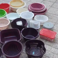 ظروف پلاستیکی نو|ظروف نگهدارنده، پلاستیکی، یکبارمصرف|بجنورد, |دیوار