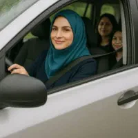 راننده خانم