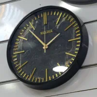 ساعت ۳۵ سانتی زمینه شاین دار آرام گرد و بی صدا