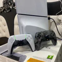 ( پلی استیشن ۵ اسلیم) Ps5 slim دو دسته مشابه اکبند