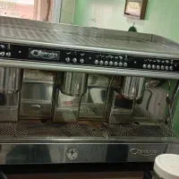 دستگاه اسپرسو ۳ گروپ مدل گلوریا ۲۰۱۶ و وسایل کافه