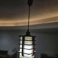 لوستر چوبی اتاق خواب